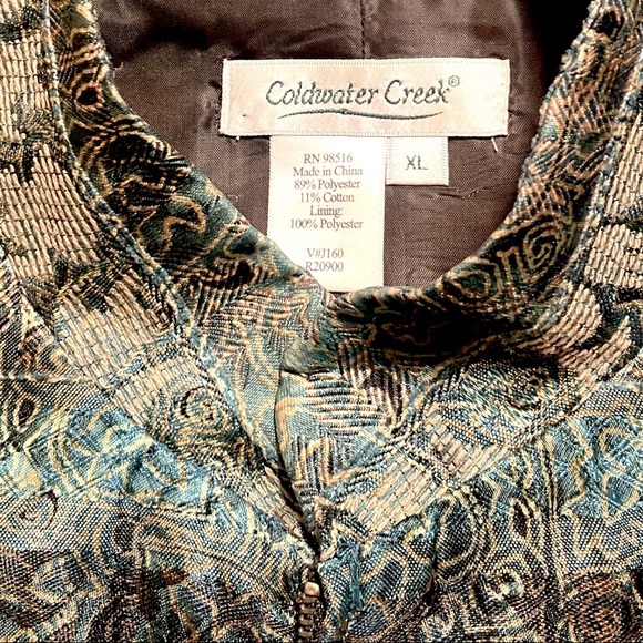 Coldwater Creek Retro Tapestry Jacket - Picture 5 of 9